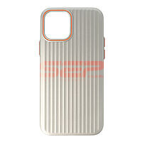 Toc PC Metallic Lines Apple iPhone 12 Ivory