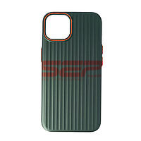 Accesorii GSM - Toc PC Metallic Lines: Toc PC Metallic Lines Apple iPhone 13 Green