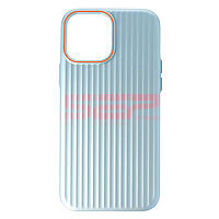 Accesorii GSM - Toc PC Metallic Lines: Toc PC Metallic Lines Apple iPhone 13 Pro Max Light Blue