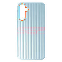 Accesorii GSM - Toc PC Metallic Lines: Toc PC Metallic Lines Samsung Galaxy A15 4G Light Blue