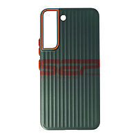 Accesorii GSM - Toc PC Metallic Lines: Toc PC Metallic Lines Samsung Galaxy S22 Green