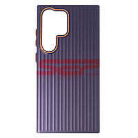 Accesorii GSM - Toc PC Metallic Lines: Toc PC Metallic Lines Samsung Galaxy S24 Ultra Purple