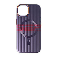 Toc PC Metallic Lines Magsafe Apple iPhone 14 Purple