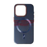 Accesorii GSM - Toc PC Metallic Lines: Toc PC Metallic Lines Magsafe Apple iPhone 15 Pro Navy