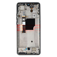Accesorii GSM - Ansamblu LCD: LCD+Touchscreen cu Rama MOTOROLA Edge 40 Neo BLACK Original Service Pack