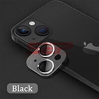 Accesorii GSM - Protectie sticla camera foto: Protectie sticla Metal Full Cover camera foto Apple iPhone 15 Pro Black