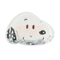 Accesorii GSM - Stand suport adeziv Liquid 3D Glitter: Stand suport adeziv telefon  Liquid 3D Glitter PEANUTS
