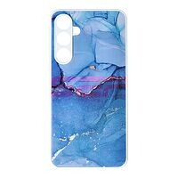 Accesorii GSM - Toc TPU Watercolor Glass: Toc TPU Watercolor Glass Samsung Galaxy A15 5G Design 07