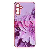 Accesorii GSM - : Toc TPU Watercolor Glass Samsung Galaxy A04s Design 08