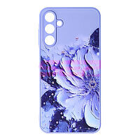 Accesorii GSM - Toc TPU Watercolor Glass: Toc TPU Watercolor Glass Samsung Galaxy A15 4G Design 05