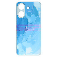 Accesorii GSM - : Toc TPU Watercolor Glass Xiaomi Redmi 13C 4G Design 06