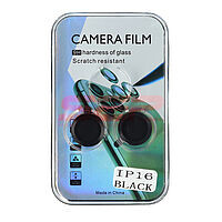 Accesorii GSM - Protectie sticla camera foto: Protectie sticla Metal camera foto Apple iPhone 16 Black