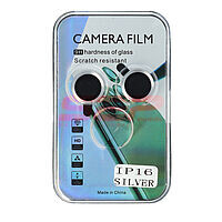 Accesorii GSM - Protectie sticla camera foto: Protectie sticla Metal camera foto Apple iPhone 16 Silver