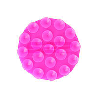 Accesorii GSM - Pad silicon pentru telefon mobil: Pad silicon pentru telefon mobil Round FUCHSIA