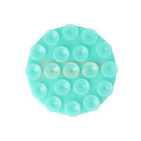 Accesorii GSM - Suport & Docking telefon mobil: Pad silicon pentru telefon mobil Round TURQUOISE
