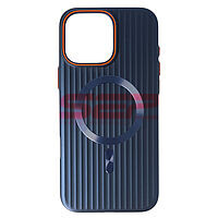 Accesorii GSM - Toc PC Metallic Lines: Toc PC Metallic Lines Magsafe Apple iPhone 16 Pro Max Navy