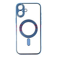 Accesorii GSM - Toc TPU Plating Frame Magnetic Magsafe: Toc TPU Plating Frame Magnetic Magsafe Apple iPhone 16 Plus Navy