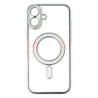 Accesorii GSM - Toc TPU Plating Frame Magnetic Magsafe: Toc TPU Plating Frame Magnetic Magsafe Apple iPhone 16 Plus White