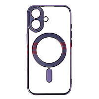 Accesorii GSM - Toc TPU Plating Frame Magnetic Magsafe: Toc TPU Plating Frame Magnetic Magsafe Apple iPhone 16 Purple