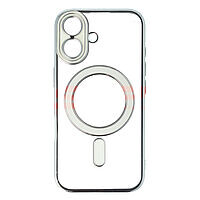 Accesorii GSM - Toc TPU Plating Frame Magnetic Magsafe: Toc TPU Plating Frame Magnetic Magsafe Apple iPhone 16 White