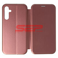 Accesorii GSM - Toc FlipCover Round: Toc FlipCover Round Samsung Galaxy A15 Wine