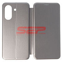 Accesorii GSM - Toc FlipCover Round: Toc FlipCover Round Xiaomi Redmi 13C Fossil Grey