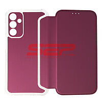 Accesorii GSM - Toc FlipCover Piano: Toc FlipCover Magnet Piano Samsung Galaxy A15 4G Wine