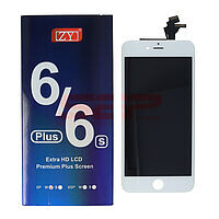 Accesorii GSM - Ansamblu LCD: LCD+Touchscreen cu Rama Apple iPhone 6 Plus WHITE