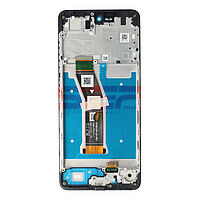 Accesorii GSM - Ansamblu LCD: LCD+Touchscreen cu Rama MOTOROLA Moto G04 BLACK Original Service Pack