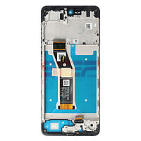 Accesorii GSM - Ansamblu LCD: LCD+Touchscreen cu Rama MOTOROLA Moto E14 BLACK Original Service Pack