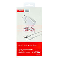 Accesorii GSM - Incarcatoare retea: Incarcator retea Fast Charge USB - Type-C 55W TRANYOO EU3-C