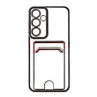 Accesorii GSM - : Toc TPU Plating Frame Card Holder Samsung Galaxy S24 FE Black