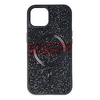 Accesorii GSM - : Toc TPU+PC Diamonds Magsafe Apple iPhone 15 Black
