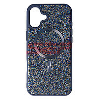 Accesorii GSM - : Toc TPU+PC Diamonds Magsafe Apple iPhone 16 Plus Navy