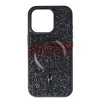 Accesorii GSM - : Toc TPU+PC Diamonds Magsafe Apple iPhone 16 Pro Black