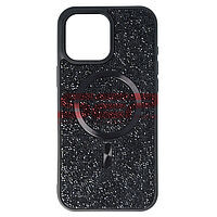 Accesorii GSM - : Toc TPU+PC Diamonds Magsafe Apple iPhone 16 Pro Max Black