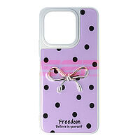 Accesorii GSM - : Toc TPU+PC Dots Honor X6b Purple