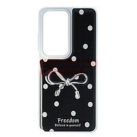 Accesorii GSM - : Toc TPU+PC Dots Oppo A80 5G Black