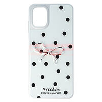 Accesorii GSM - : Toc TPU+PC Dots Samsung Galaxy A06 White