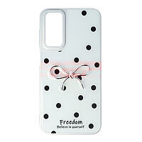 Accesorii GSM - : Toc TPU+PC Dots Samsung Galaxy A15 4G White