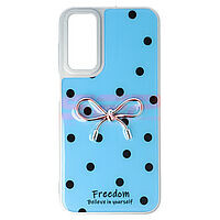 Accesorii GSM - : Toc TPU+PC Dots Samsung Galaxy A15 4G Blue