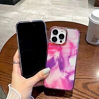 Accesorii GSM - Toc TPU+PC Starry Sky: Toc TPU+PC Starry Sky  Apple iPhone 13 Pro Pink