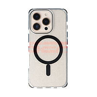 Accesorii GSM - : Toc TPU+PC Glow Apple iPhone 16 Pro Black