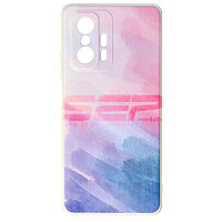 Accesorii GSM - Toc TPU Water Print: Toc TPU Water Print Xiaomi 11T Pro Purple