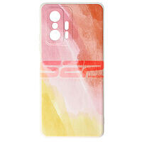 Accesorii GSM - Toc TPU Water Print: Toc TPU Water Print Xiaomi 11T Pro Orange