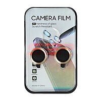 Accesorii GSM - Protectie sticla camera foto: Protectie sticla Metal camera foto Apple iPhone 16 Plus Gold