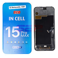 Accesorii GSM - Ansamblu LCD: LCD+Touchscreen cu Rama Apple iPhone 15 Pro Max BLACK COF INCELL