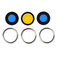 Accesorii GSM - Geam camera foto: Geam camera cu Rama Apple iPhone 16 Pro Max WHITE