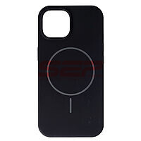 Accesorii GSM - : Toc Soft Silicone Magsafe Apple iPhone 15 Black