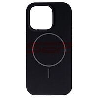 Accesorii GSM - : Toc Soft Silicone Magsafe Apple iPhone 16 Pro Black